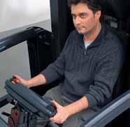 Standard or Split Control Panel: Changing from seated to standing operation is quick and