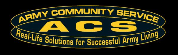 Army Community Services (ACS) Sponsorship Training Welcome Packets Relocation Readiness Program Employment