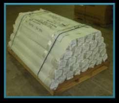 Rolls of flooring can exceed 96 inches long, and may or may not be tendered on lift truck skids or pallets.