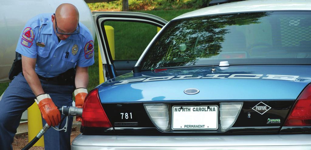 Raleigh Police Department Relies on the Safety and Durability of Propane-Autogas-Fueled Patrol Cars Positive Propane Autogas Experience Leads Police Department to Consider Switching Entire Fleet