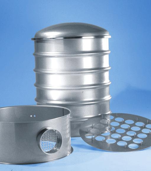 Versatile and variable Müller housings for dust filters, activated carbon adsorbers, biofilters