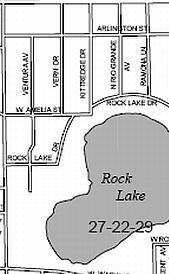 TYPE OF SERVICE: Stormwater PUBLIC WORKS DEPARTMENT STREETS & STORMWATER SVCS 13-705-007 PRIORITY: Existing Deficiency Rock Lake Water Quality Improvements Rock Lake is a land locked lake located