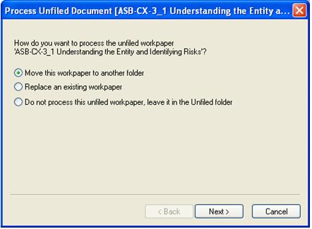 It is very easy for you to use click and drag to move the documents to any folder location that