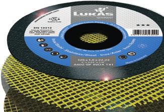 Cutting and Grinding Discs Structure and Components Metal ring with expiry date (see page 168) Label (see page