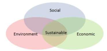 This framework identifies sustainability as being about practices that make good environmental sense as well as good business sense.