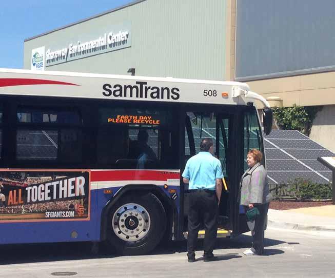 The District has been collaborating with the ARB and other Bay Area transit agencies on efforts to further reduce emissions from the conventional bus fleet by phasing in zero emissions bus purchases