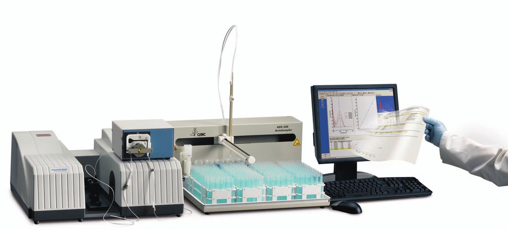 A Complete Analytical Environment F R O M S A M P L E S T O A N S W E R S I N A N I N S T A N T SAMPLE Fast data acquisition and superb reliability make the Thermo Scientific Evolution Array