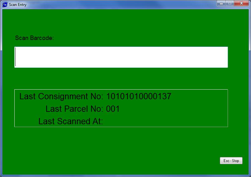 Scanning Parcels If you have UK Mail scanning equipment attached to your Consignor system, you can reconcile parcels to be shipped against the list of parcels awaiting despatch using your scanner.