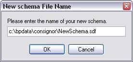 of the file correspond to Consignor fields: The Customer Data Import Screen When this screen is first launched, you can create a new schema by clicking on the New Schema button at the top of the