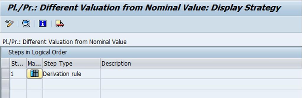 4.3 Different Valuation from Nominal Value 4.3.1 Introduction This function enables you to valuate certain securities using a procedure that differs from the standard approach; in other words, to
