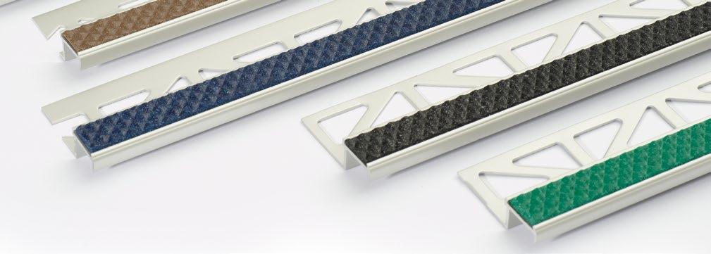 DIAMONDSTEP with insert Material: Aluminium/PVC Installation height: 11