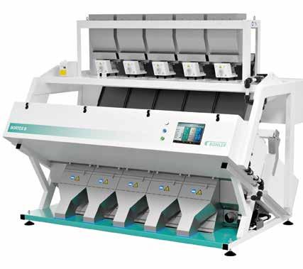 SORTEX B. Optical sorter at a glance. 9 1 8 5 4 3 2 6 7 1 2 3 4 High capacity Available in up to seven chutes and with customised options to meet individual sorting requirements.