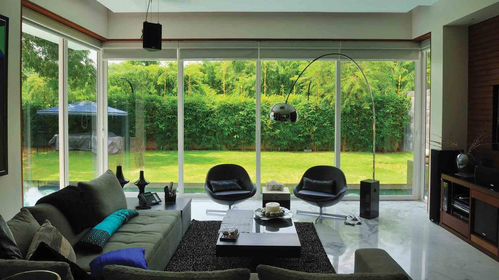 THE GLASS: A COMPLIMENT TO THE QUALITY upvc SYSTEM Wide range of VEKA