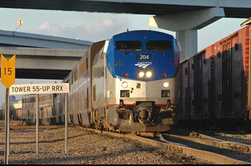 Amtrak s Heartland Flyer and Texas Eagle rely on an uncongested Tower 55 interlocker to access the ITC and for through movements along their respective routes.