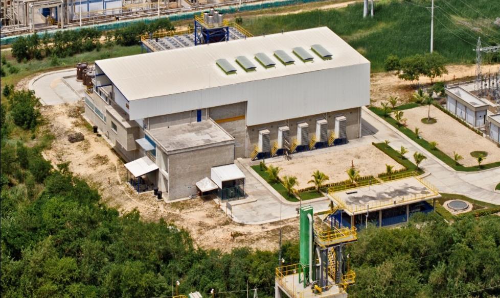 public grid, the cost is close to COP 205/kW) View of the area of the energy plant if
