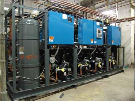 The types of refrigeration systems used in the stores were a traditional DX system, a conventional SNMT system with constant-speed (CS) pumps, and a SNMT system equipped with variable-speed (VS)