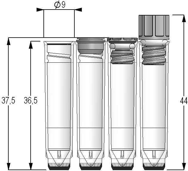 The tubes can also be used for transportation of small or larger volume samples. The Micronic 1.