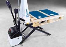 scissor lift pallet truck, fondly referred to as HuGo, is equipped with automatic height control and facilitates ergonomic and smart destacking processes.