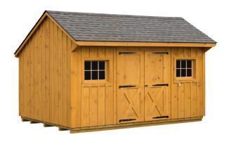 $3,400 $3,800 Hudson Quaker Shed 5' Double doors with small hinges, 6' & 7' Walls, Spruce Framing, 2 24" x 27" Aluminum Windows 10x10 $2,800 $2,800 $3,100 $3,400 10x12 $2,900 $3,000 $3,300 $3,600