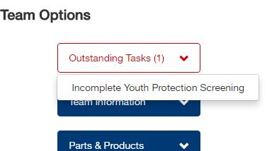 How do I go through Youth Protection Screening?