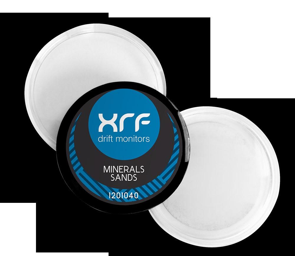 Trace element intensities are adjusted to be well above background. Disc Size The XRF Drift Monitor discs are manufactured to suit all XRF spectrometers.