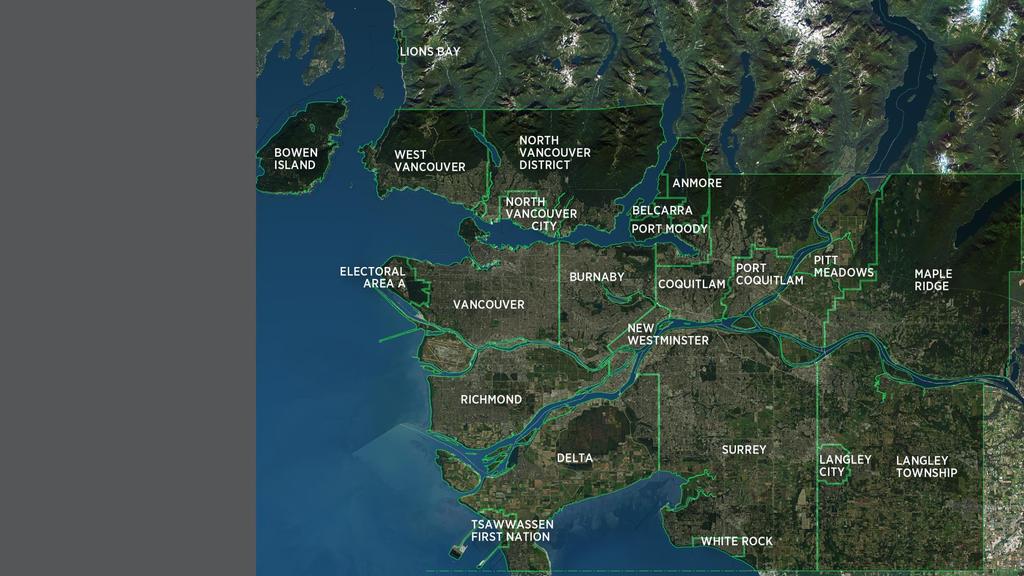 Metro Vancouver 21 municipalities one Electoral Area and