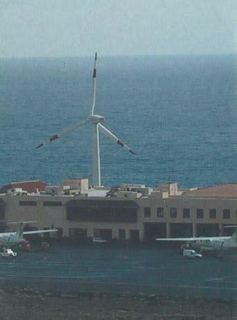La Palma (SPC) First airport in Spain with wind generator for terminal