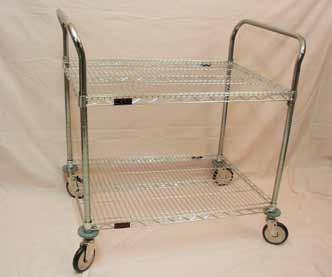 Ideal for use as surgical case carts, and for use by Pharmacy, Respiratory, or CSD. DESIGNED FOR EASY CLEANING Cart-washer washable. Polyethylene will not rust, corrode, dent or peel.