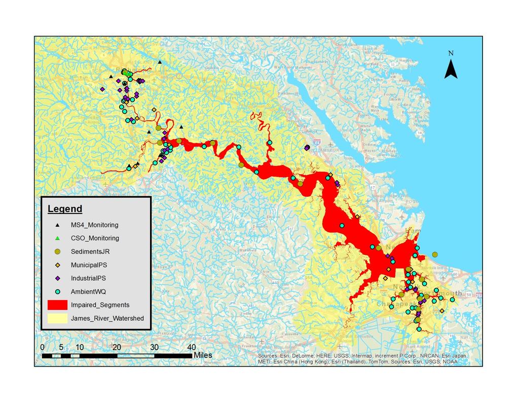 Tidal James River Watershed PCB Source Investigation