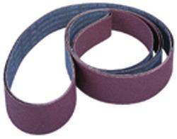 Aluminum Oxide Edge Belts Premium heat-treated aluminum oxide on X-weighted heavy duty cloth Zero tolerance lap joint means no bumping or marking.