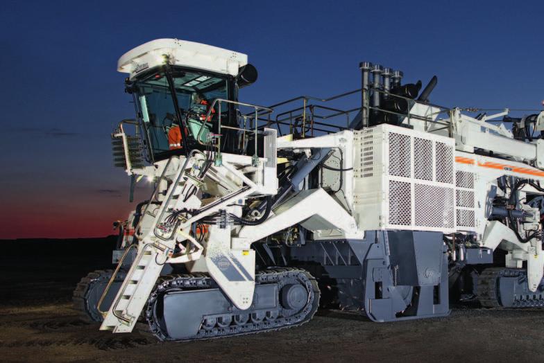 Reaching new performance dimensions with the 4200 SM Cut, crush and load in a single working pass The 4200 SM surface miner is the ideal choice for the mining of hard rock or soft rock on a truly