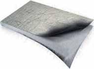 density blanket (1 mm) HEALTH AND ENVIRONMENT : guaranteed Asbestos free,formaldehyde free and V.O.C. free (Volatile Organic Compound).