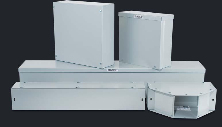 COMMERCIAL All enclosures are fabricated in accordance with UL, NEMA and CUL.