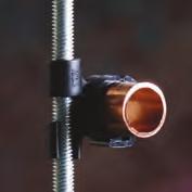 PIC and PSC clips can be used with insulation, maintaining an unbroken barrier seal and eliminating sweating.