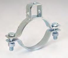 Seismic racing TOLCO Seismic racing Figure 4 Pipe Clamp for Sway racing (Cooper -Line 386) Size Range: 3 /4 (20mm) to 8 (200mm) pipe Material: Steel Function: For bracing pipe against sway and