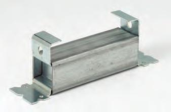 fter forms are dismantled, the channel nut can be installed and the rod fastened to the nut. The rod should touch the inside top of the insert. pprovals: Underwriters Laboratories Listed.