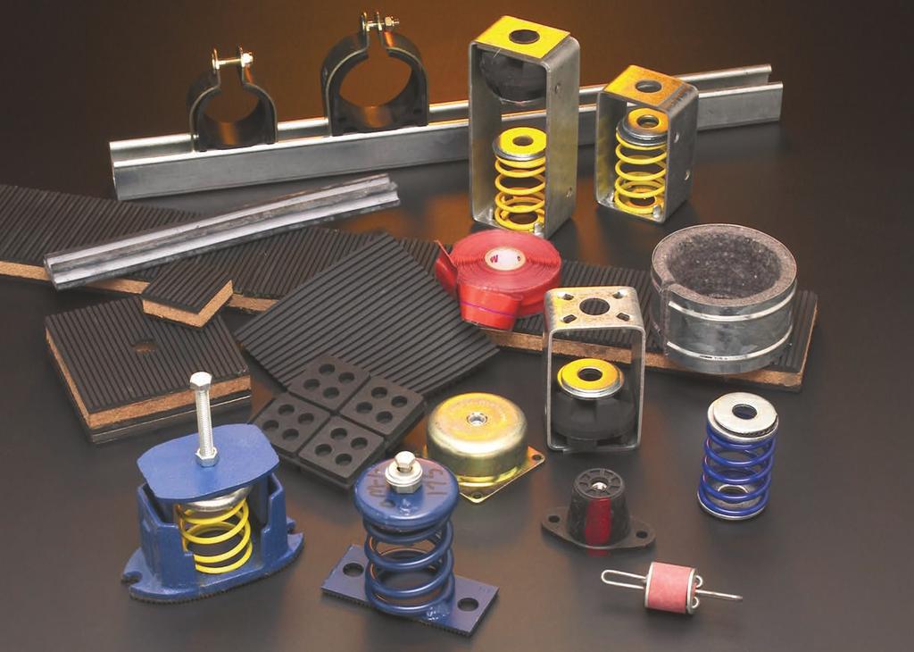 Vibra Trol To address the ever increasing issue of controlling/dampening vibration in mechanical, refrigeration, and HVC installations, -Line offers the following vibration and isolation products.