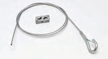 KwikWire ccessories KwikWire Single Style Hook Termination KwikWire ox Quantity - 20 5 bags containing 4 pieces per bag Wire Rope Dia. Length Part No. in. (mm) in. (mm) KH-094-40 3 /32 (2.