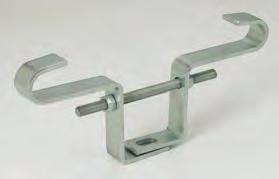 4) adjustment for variance in flange widths 'W' (Rod Size) Hanger Rod Not Included Steel Size Rod Size C Steel Size Design Load Part No. in. (mm) in. (mm) in. (mm) Lbs. (kn) 3055-3 /8 3 /8"-16 3" (76.