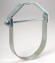 Pipe Hangers 3100 - Standard Clevis Hanger (TOLCO Fig.1) SLIDE-RITE Clevis Hanger Features Pipe will not pinch when installing. 15 swing in either direction allows pipe to easily feed thru.