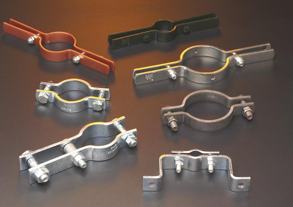 Pipe Clamps Pipe Clamps Pipe clamps offered in this section are designed for support and attachment of pipe to structural members. wide range of pipe clamps are available for various applications.