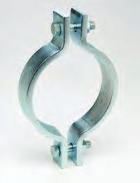Pipe Clamps 3141 -.W.W.. Pipe Clamp (TOLCO Fig. 4CI) Size Range: 4" (100mm) thru 24" (600mm) pipe Material: Steel Function: Recommended for the suspension of flanged or bell and spigot.w.
