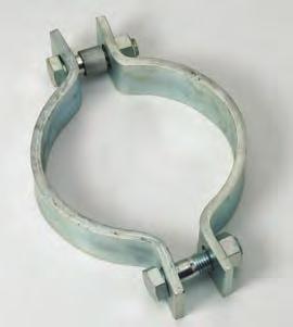 Pipe Clamps 3142 - Heavy Duty Pipe Clamp (TOLCO Fig. 4H) Size Range: 3" (80mm) thru 24" (600mm) pipe Material: Steel Function: Recommended for the suspension of heavy-duty pipe lines.