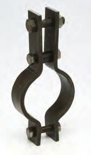 Pipe Clamps 3144 - Standard Double olt Pipe Clamp (TOLCO Fig. 5) cont. Component of State of California OSHPD pproved Seismic Restraints System Spacer C E D Pipe Max. Design Load pprox.