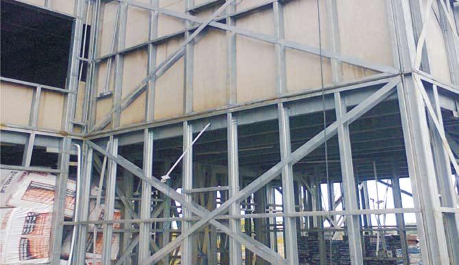 Screws Extended Polystyrene Panel Wire Mesh Screws as per the details given below shall be used: Panel Assembly Low profile screws LGS-LGS Wall panel to roof cassette 12-14x15mm LGS to concrete