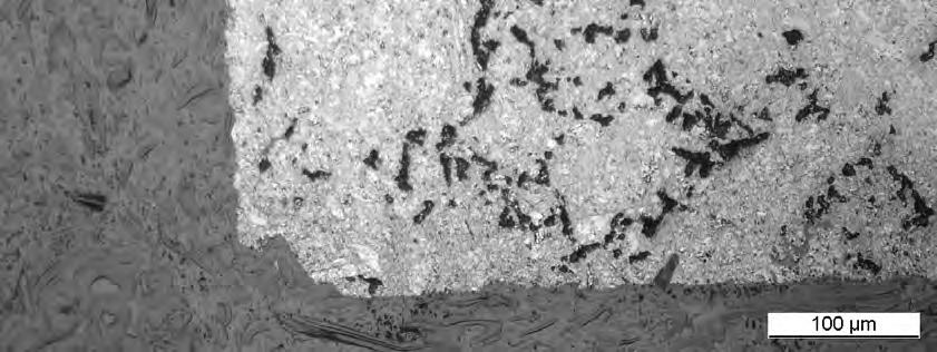 however at 700 C grafite exhibits a significant mass gain w hich may be caused by some penetration of zinc melt into the porous structure (see also fig. 5).