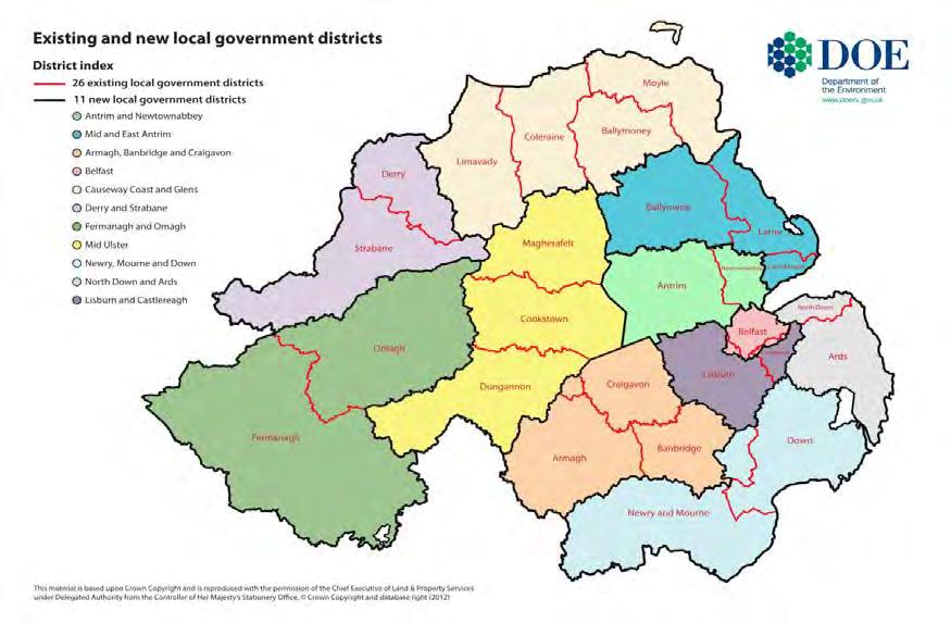 Section 4 Political and Socio Economic Context Restructuring Local Government 4.5 In 2002 the Review of Public Administration (RPA) was established.