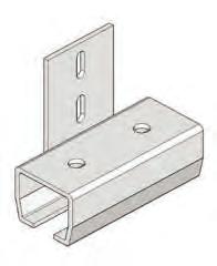 The wall mount down option is used to mount track at