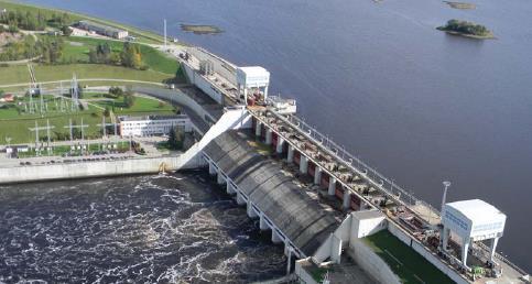 RES use in Riga: hydroenergy Riga HES (Daugava cascade) connectioned to the power