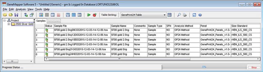 6.D. Importing Table and Plot Settings Files 1. Select Tools and then GeneMapper Manager. 2. Select the Table Settings tab. 3.